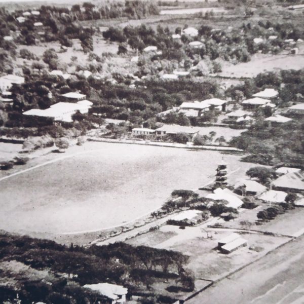 Aerial oblique photo of Polo Club
