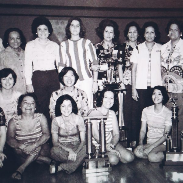 Ladies' champs of the Valentine's Day '76 tournament.
