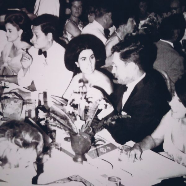 Rey Lyon, Beatrice Zobel, Rey Alejandro, Mariano Parsons, John Avery and Fifi Stoner at the St. George Society's Ball in 1968