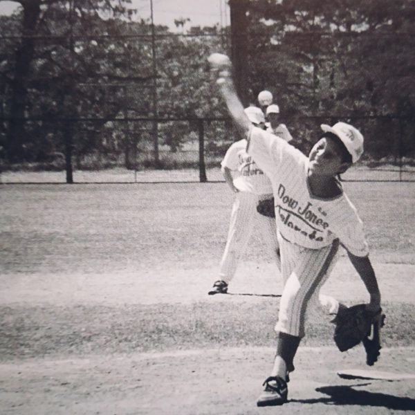 In 1996, 11-year-old Aldo Pamplona pitched for the Telerate Team.