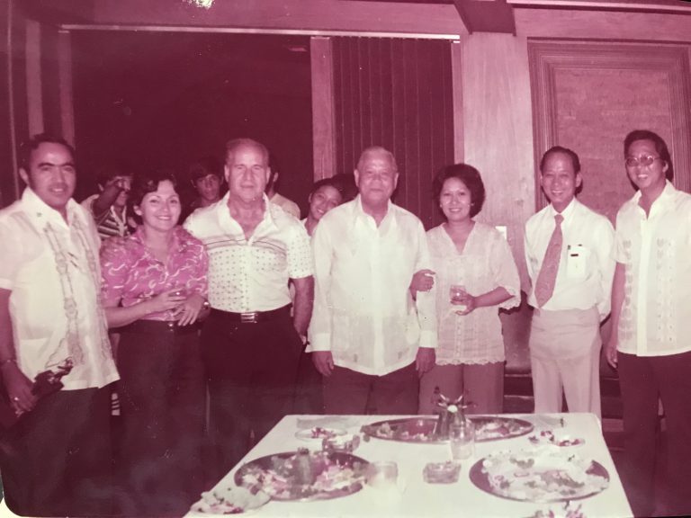 My Father Luis with Jose Cuisia, Jack Carreon, all members of the Club with then GM