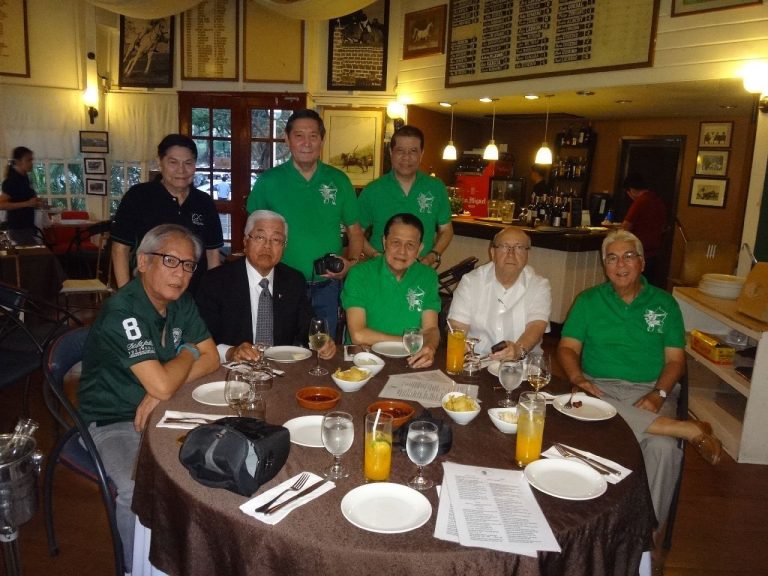 DLSU Batch '65 during one of our weekly meetings at The Last Chukker