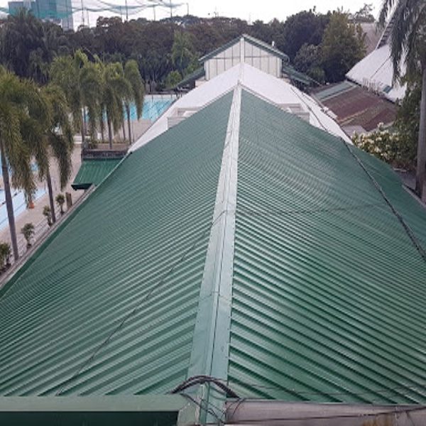 Re-roofing of the old and dilapidated roofs of Sports Lounge